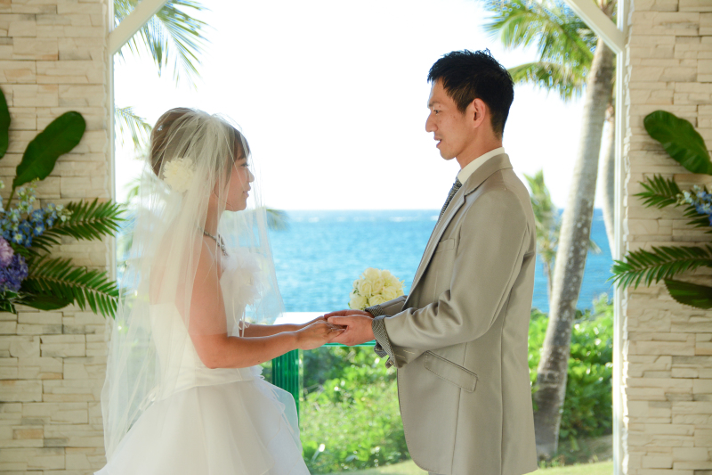 チャペルでセレモニーシーン撮影