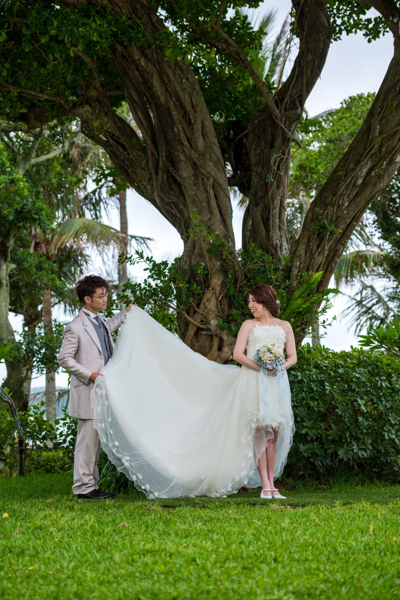 ミニドレスにチェンジ