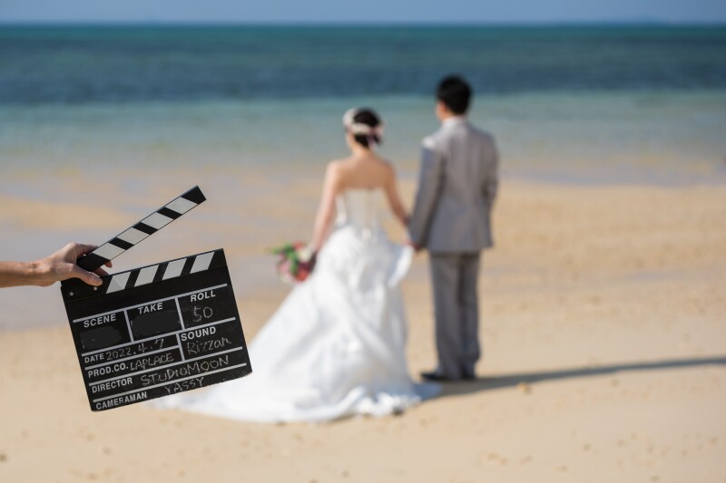 明るいビーチフォト