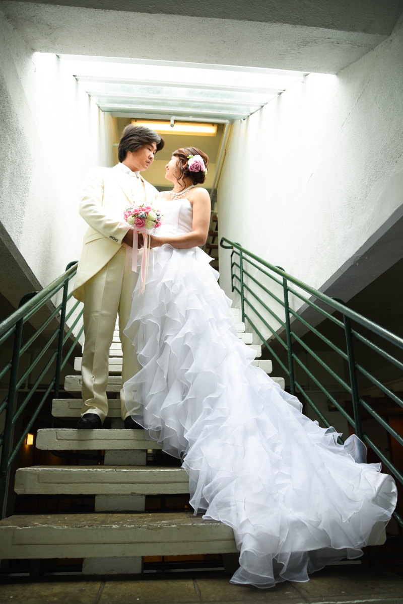 美しい相手に思わず笑顔に