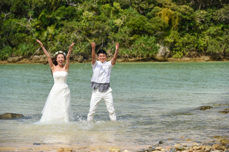 沖縄ならではのウォーターショット