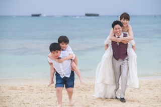 二人とファミリー