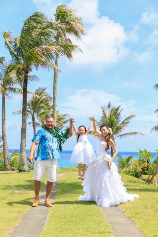 ハワイのような沖縄ファミリーフォト