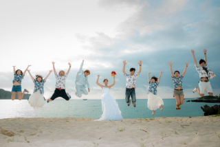 家族みんなでフォトウエディング