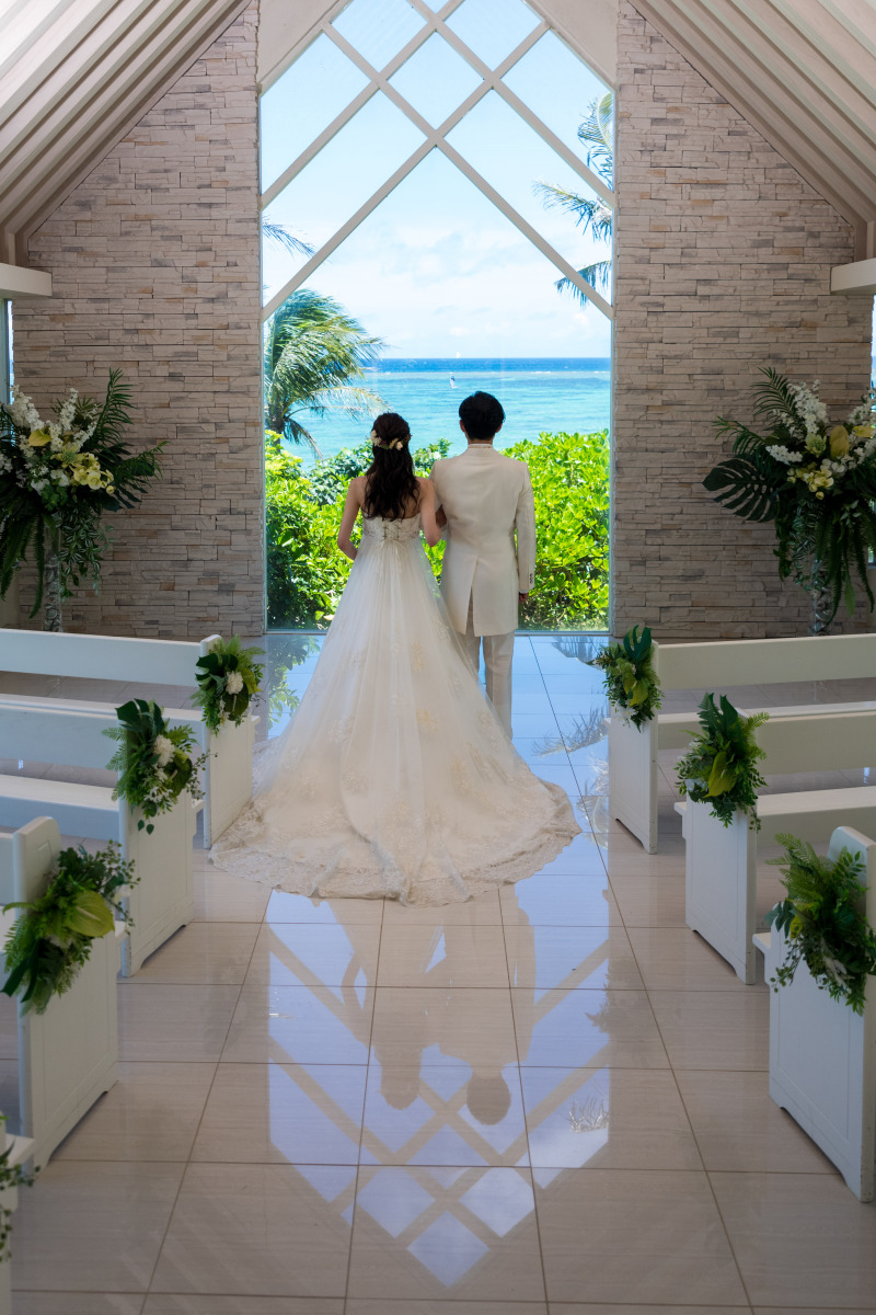 チャペルからも海が