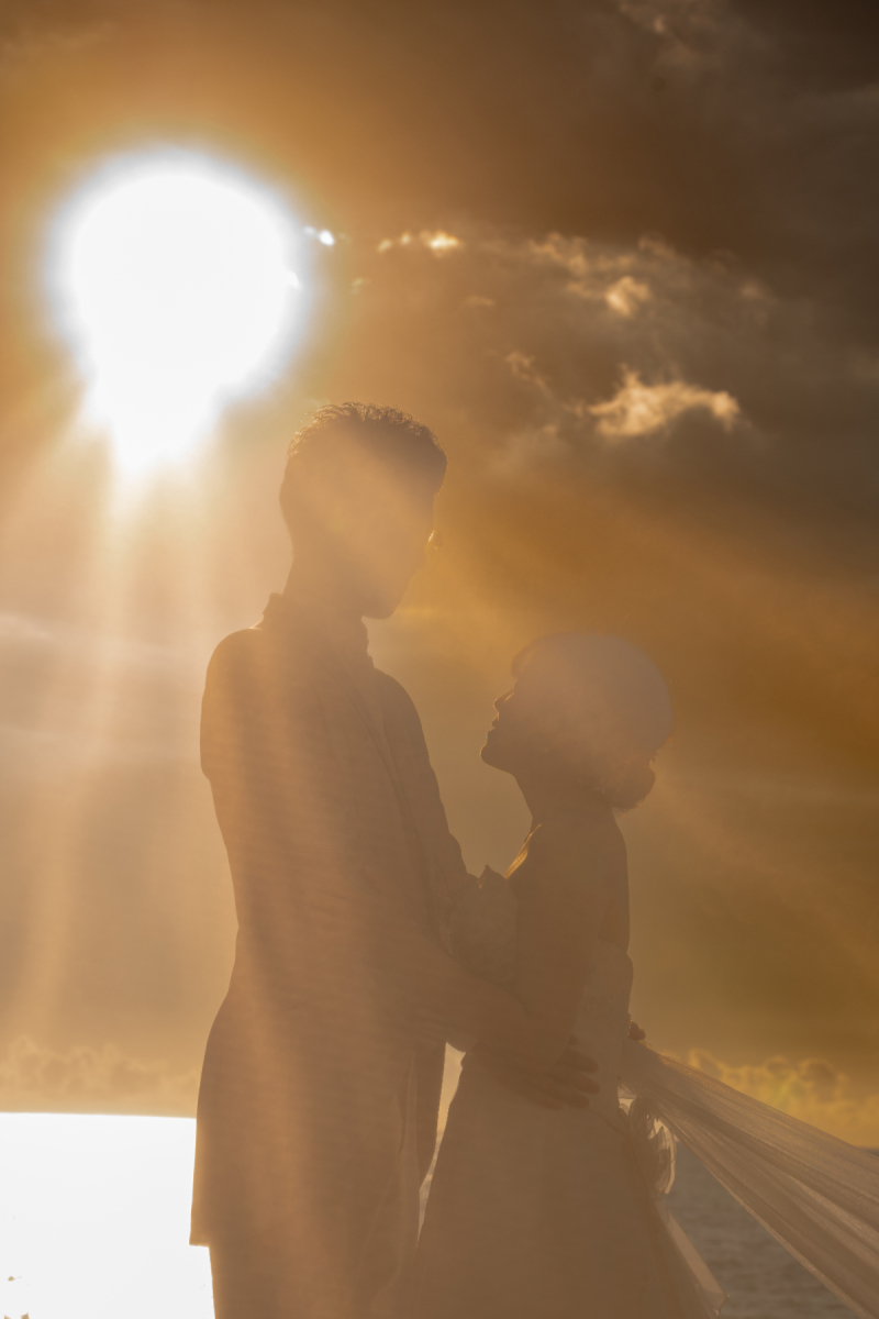 サンセットが素敵だワンッ