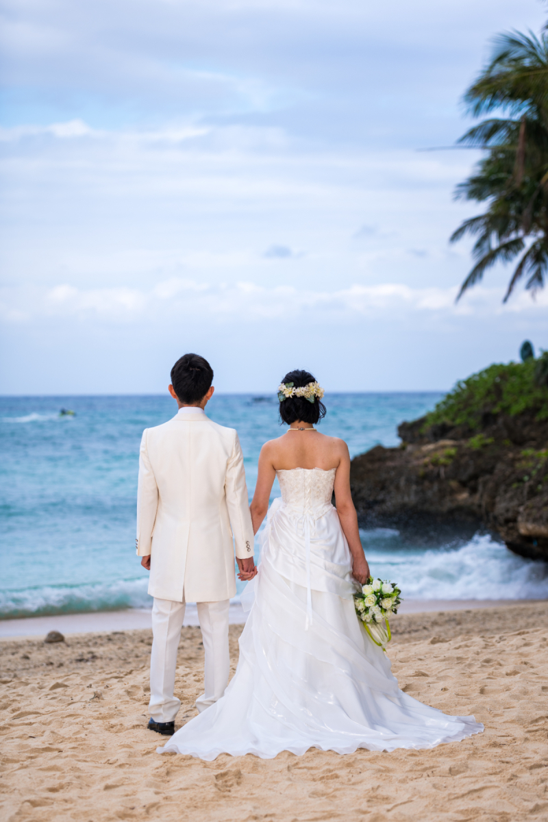 ビーチは環境省五つ星認定だワンッ