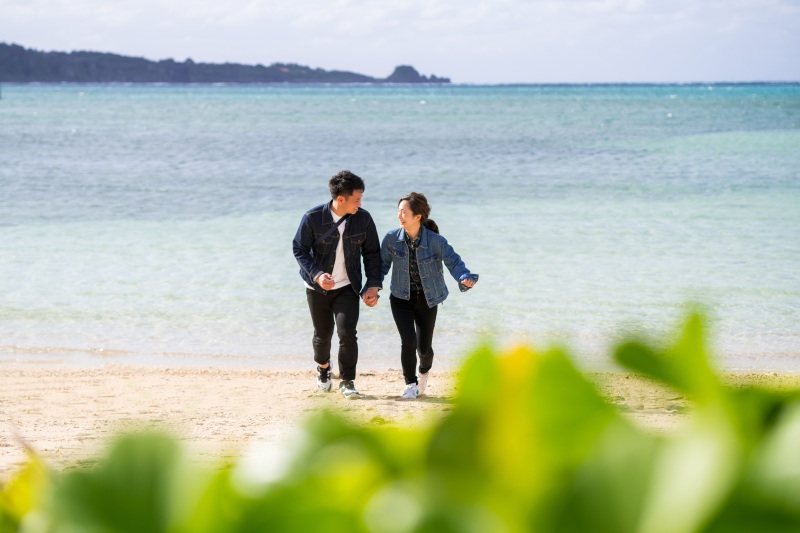 私服でのロケーションフォト