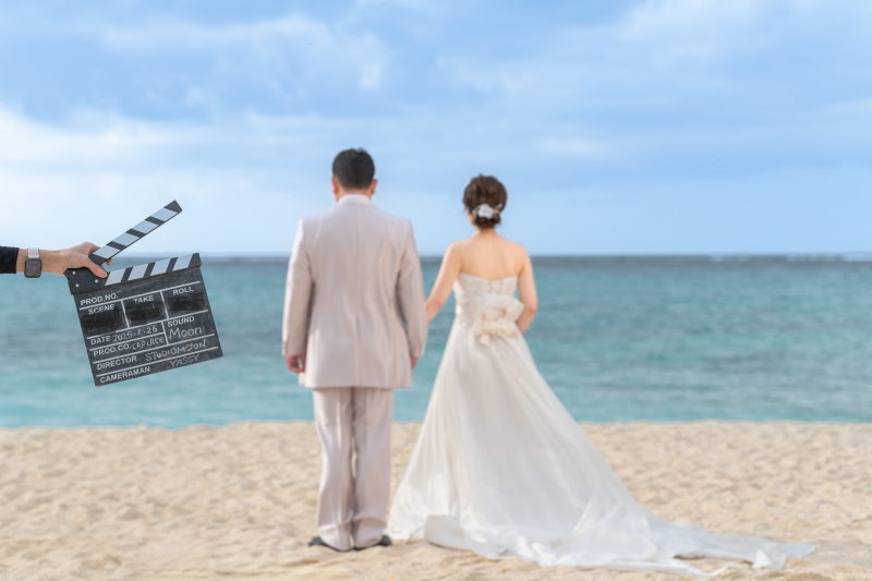 ビーチフォトはふたりきりで