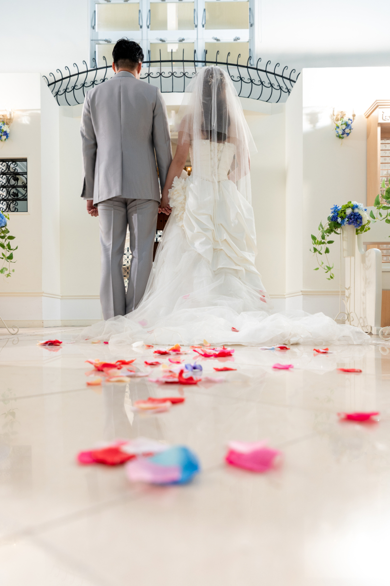 チャペルは大きくて素敵だワンッ