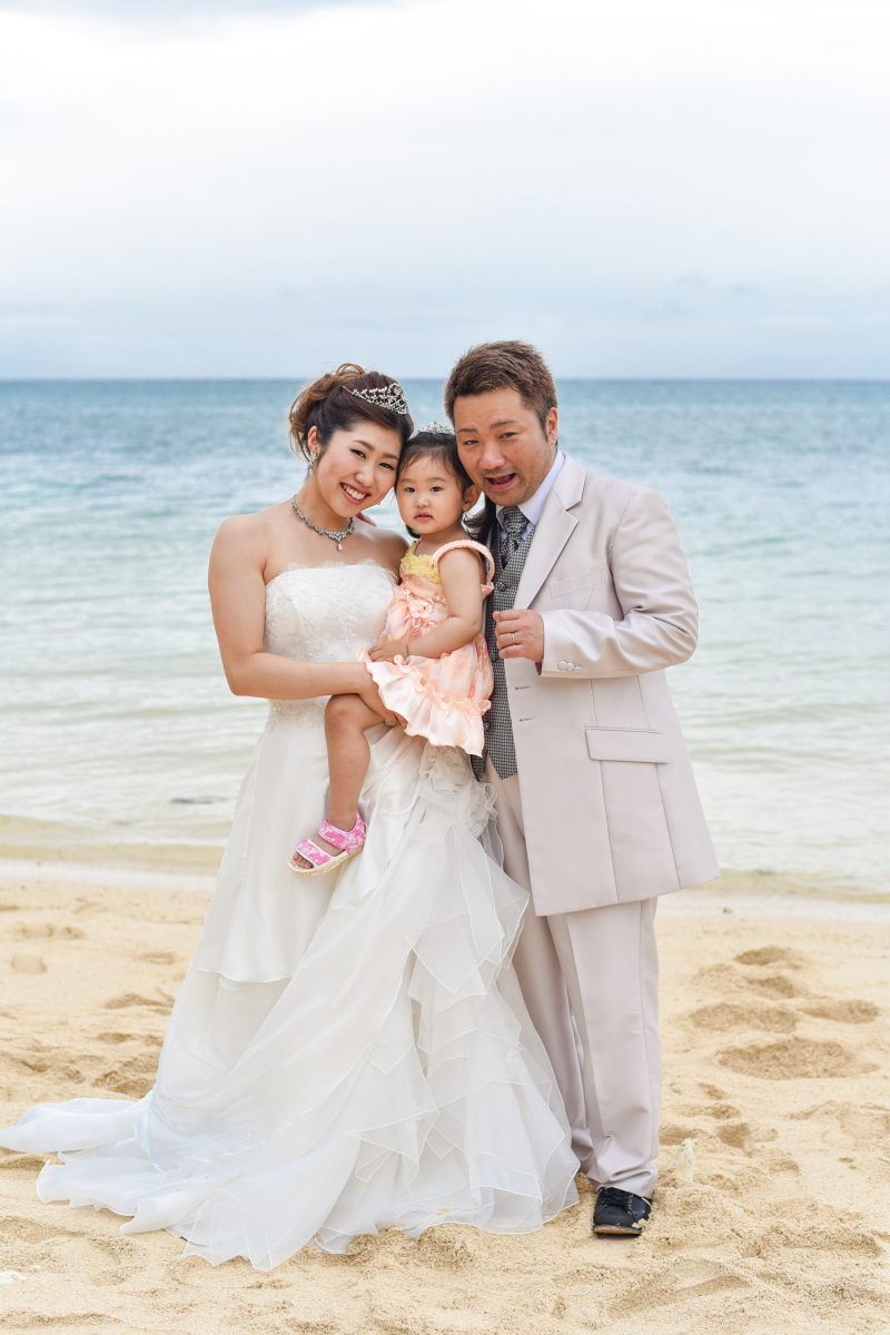 ビーチ撮影でリラックス