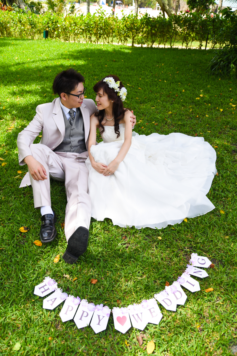 ご持参の小物でキュートな撮影も