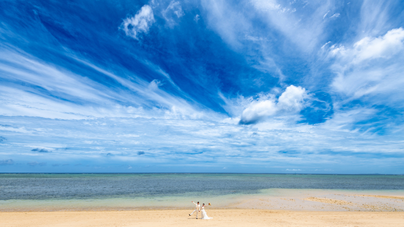 青い海　青い空　白い雲