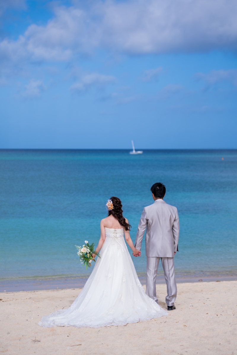 一面のエメラルドグリーン