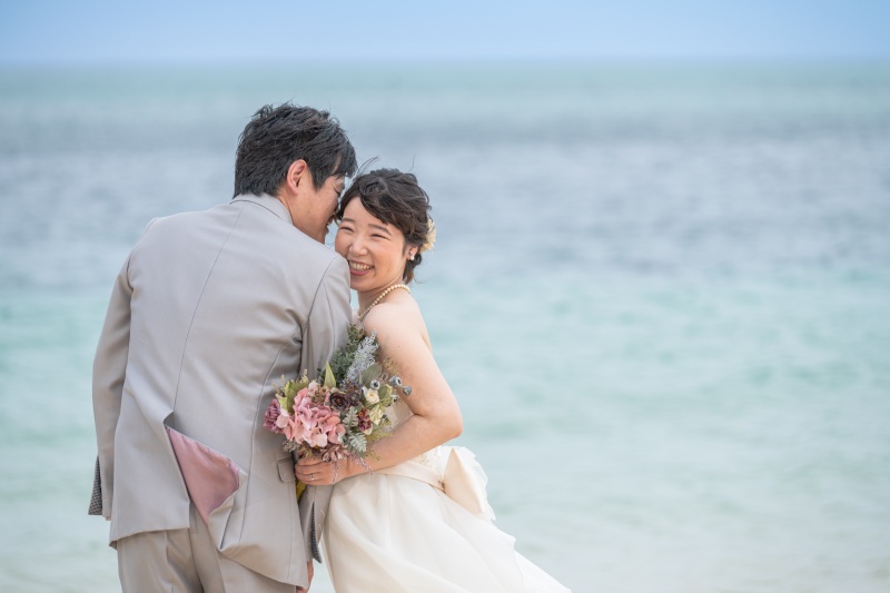 幸せそうな表情