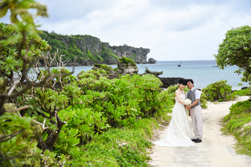 やさしいふたりのビーチフォト