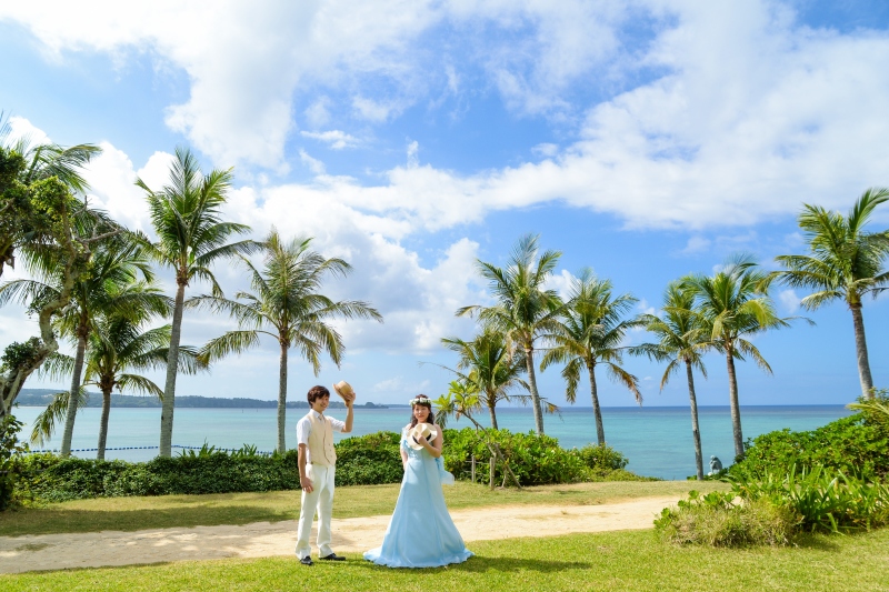 ドレスチェンジでガーデンフォト