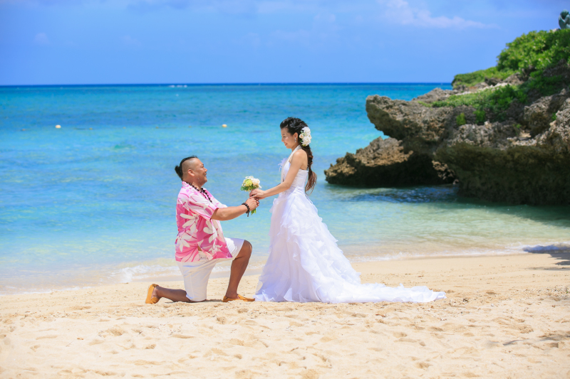 アロハでプロポーズシーン