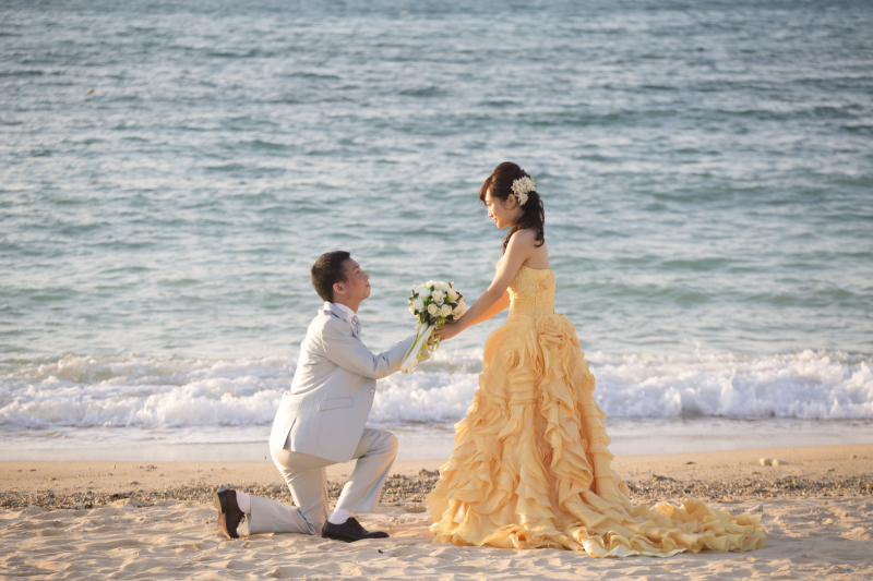 プロポーズシーン