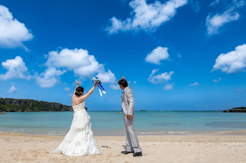 マリンスポーツをする人からの祝福