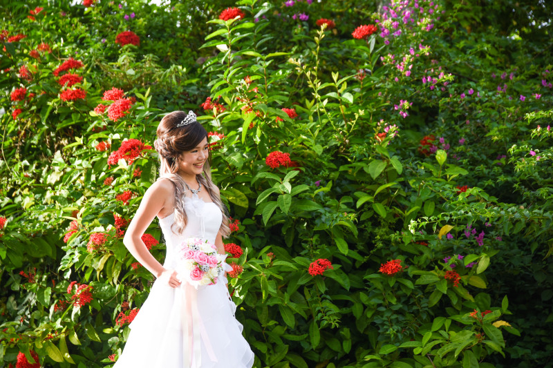 お花と緑のガーデンフォト