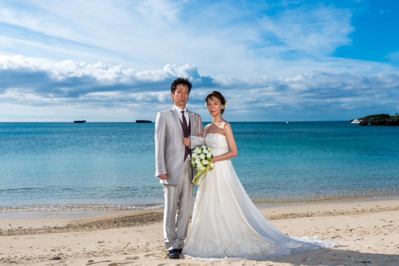 「まるで結婚式のような撮影」