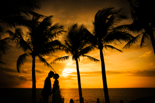 美しい！ムーンビーチのサンセット