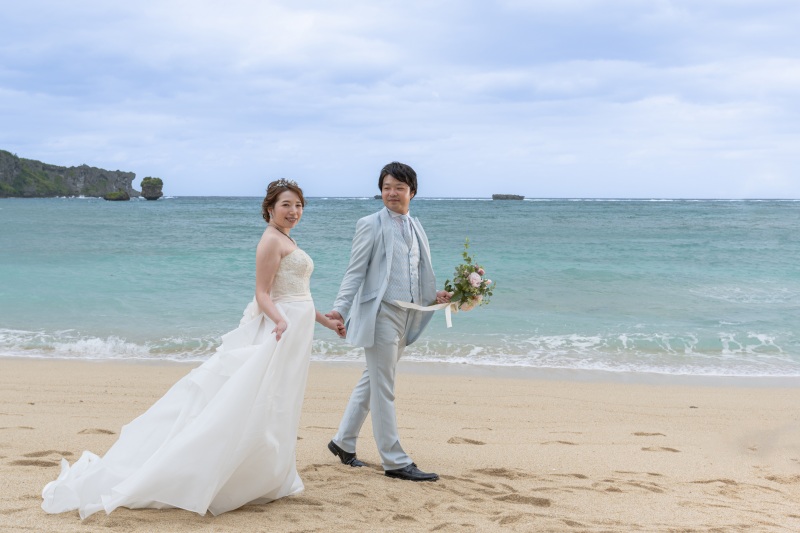 恩納村でのビーチフォト