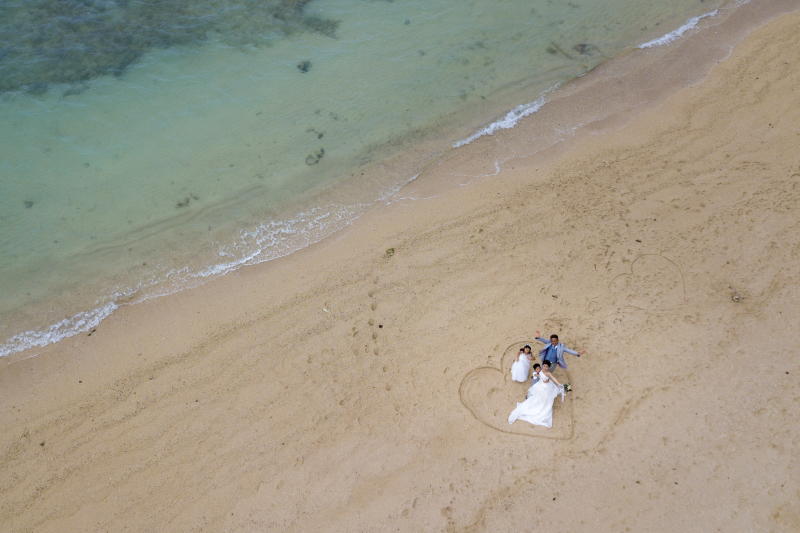 ドローンで上から