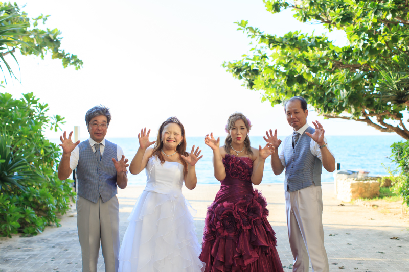 楽しいWフォトウエディング