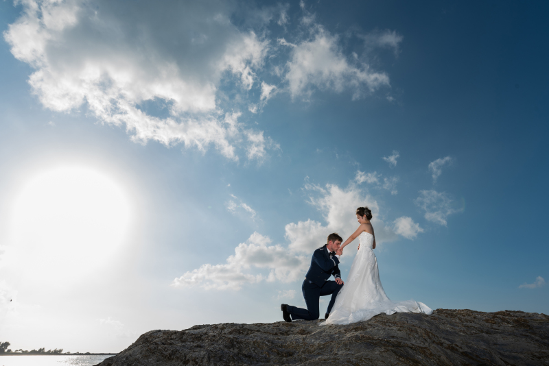 絵になるプロポーズ