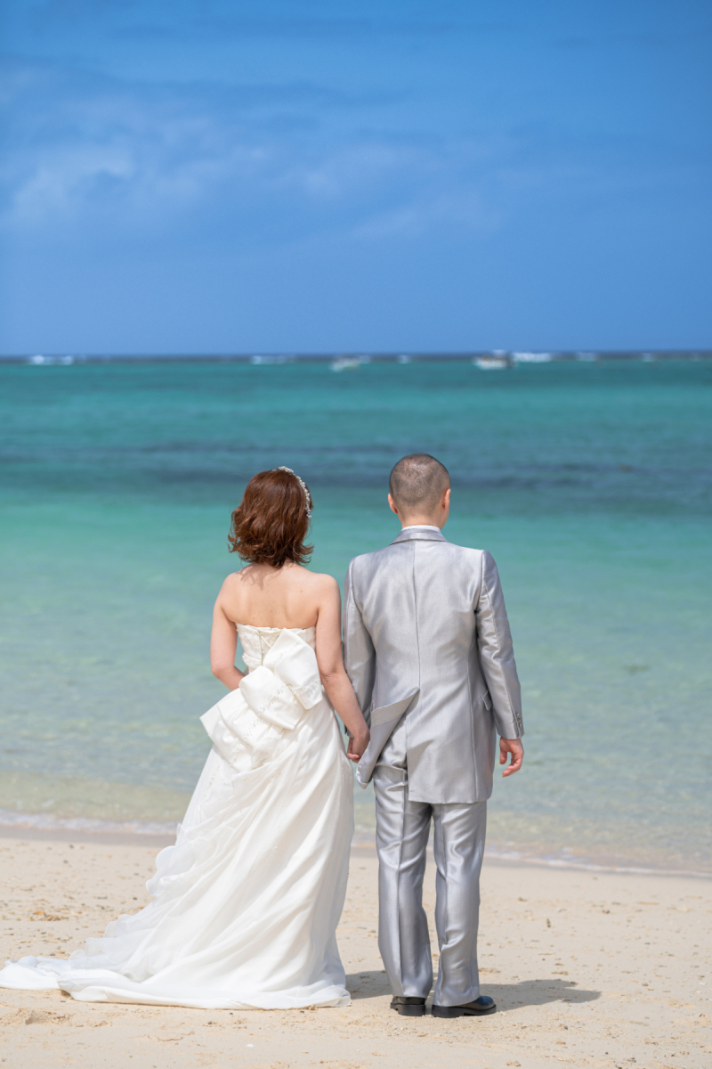 海の色が違うワンッ