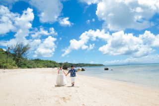 どこまでも続く海と空
