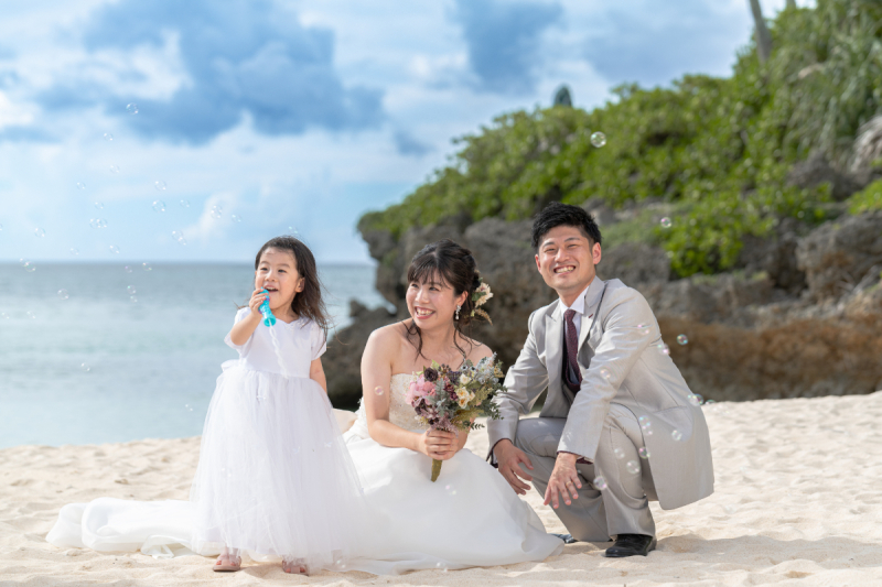 お子様の笑顔は素晴らしいワンッ