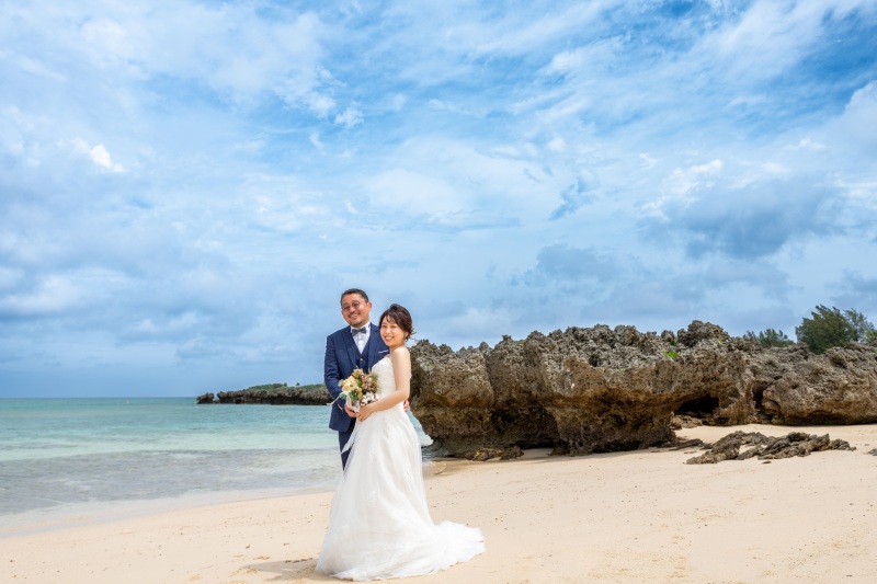 恩納村でのビーチフォト