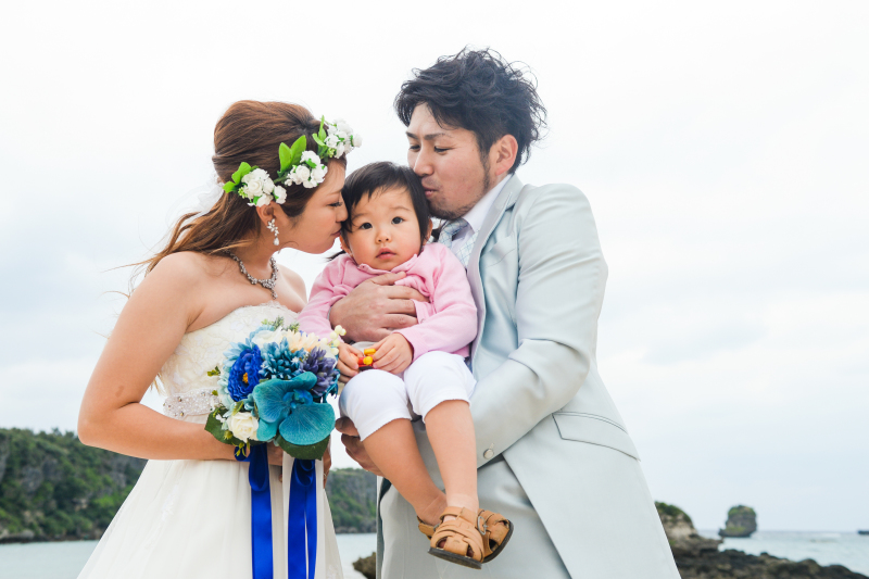 沖縄旅行で、楽しくオシャレにファミリーフォト！