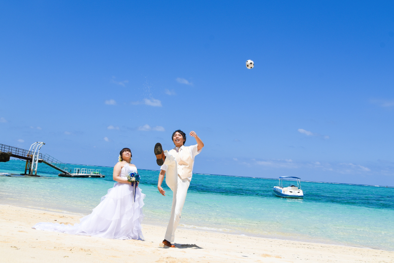 ビーチサッカー イエーイ\(^▽^)/