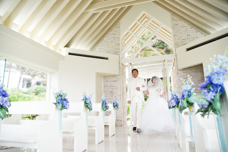 チャペルでは少し緊張・・・