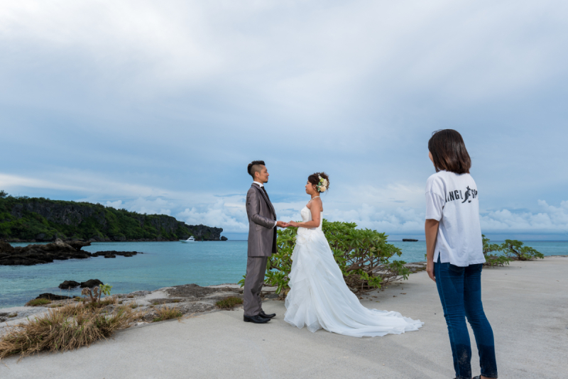「まるで結婚式のような撮影」