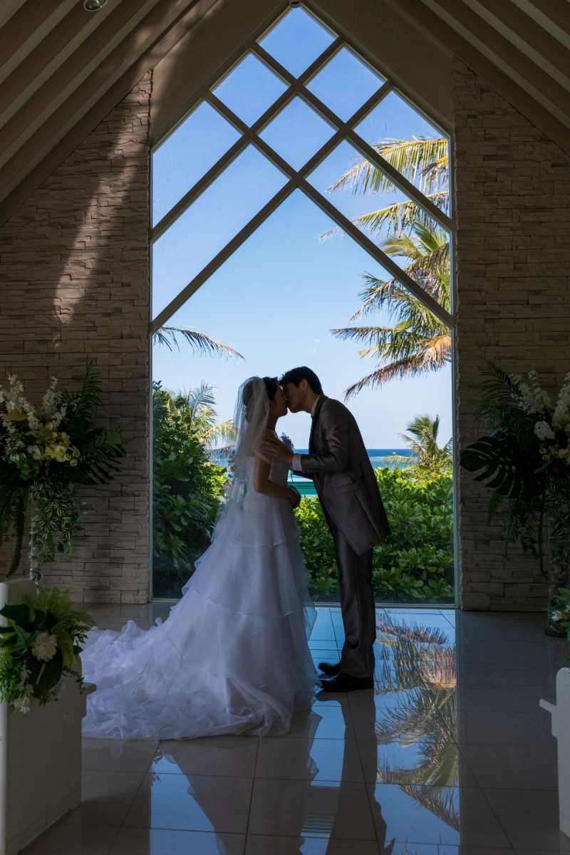 「まるで結婚式のような撮影」