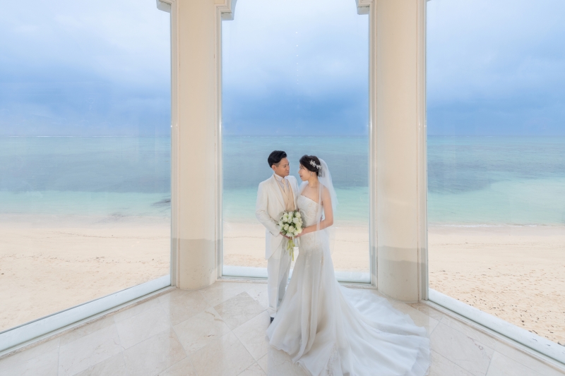 【コーディネーター撮影レポート】曇り空と雨の中でチャペル＆ビーチフォト