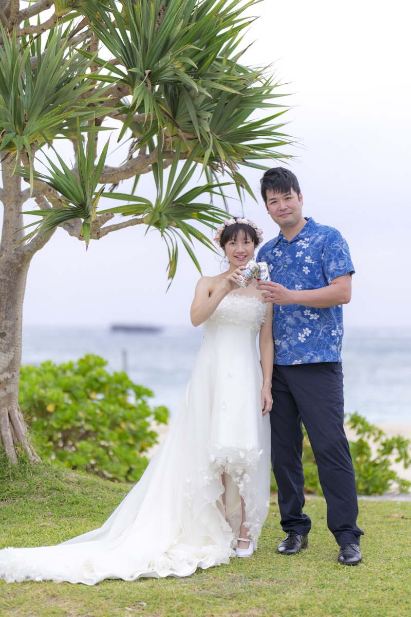 ミニドレスでリゾート感！