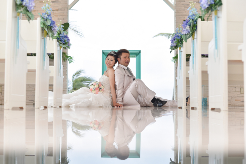 ご家族からのサプライズ！実際の挙式のようなセレモニー撮影を