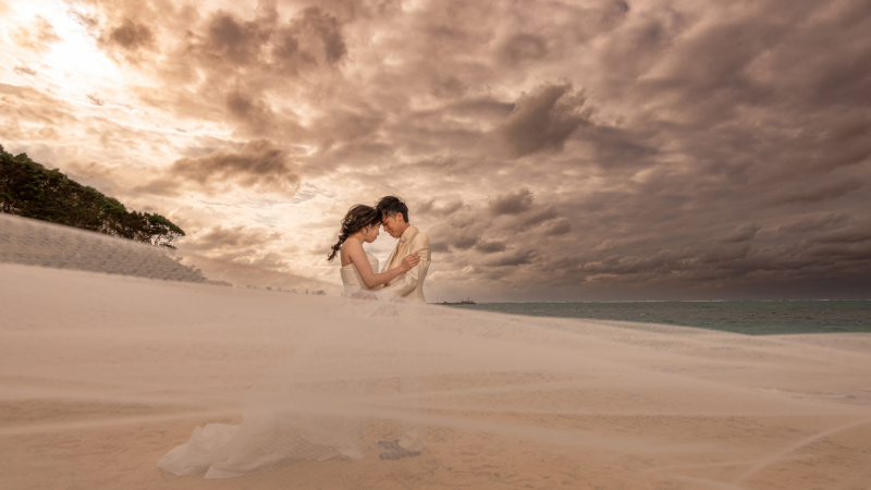 サンセット風の撮影