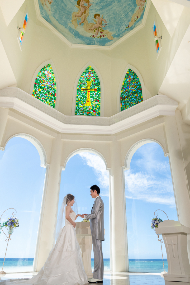 挙式も素敵だワンッ