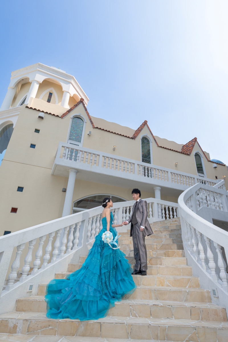 カラードレスにチェンジ