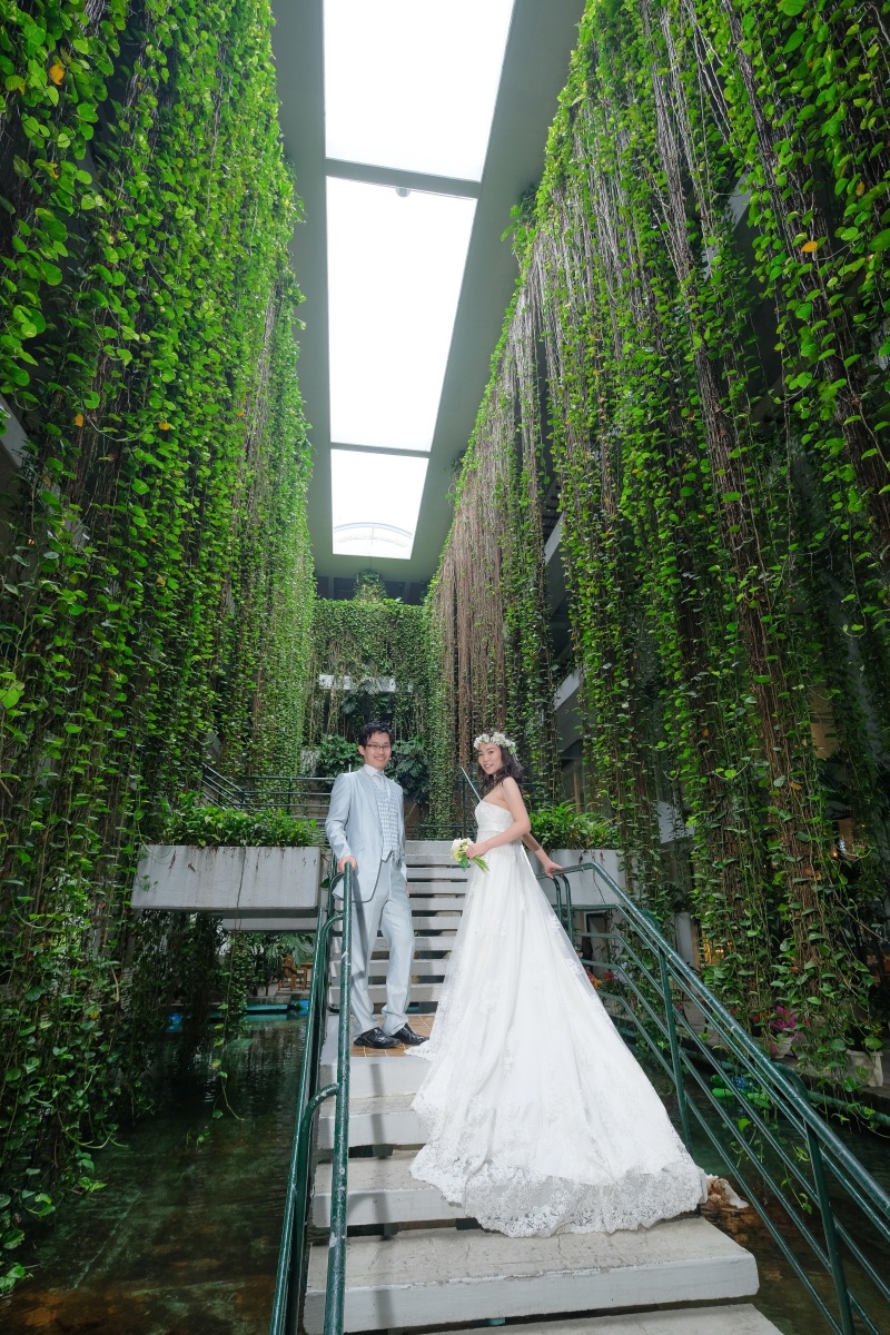 緑のに包まれて