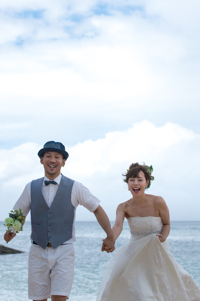 走っても笑顔!