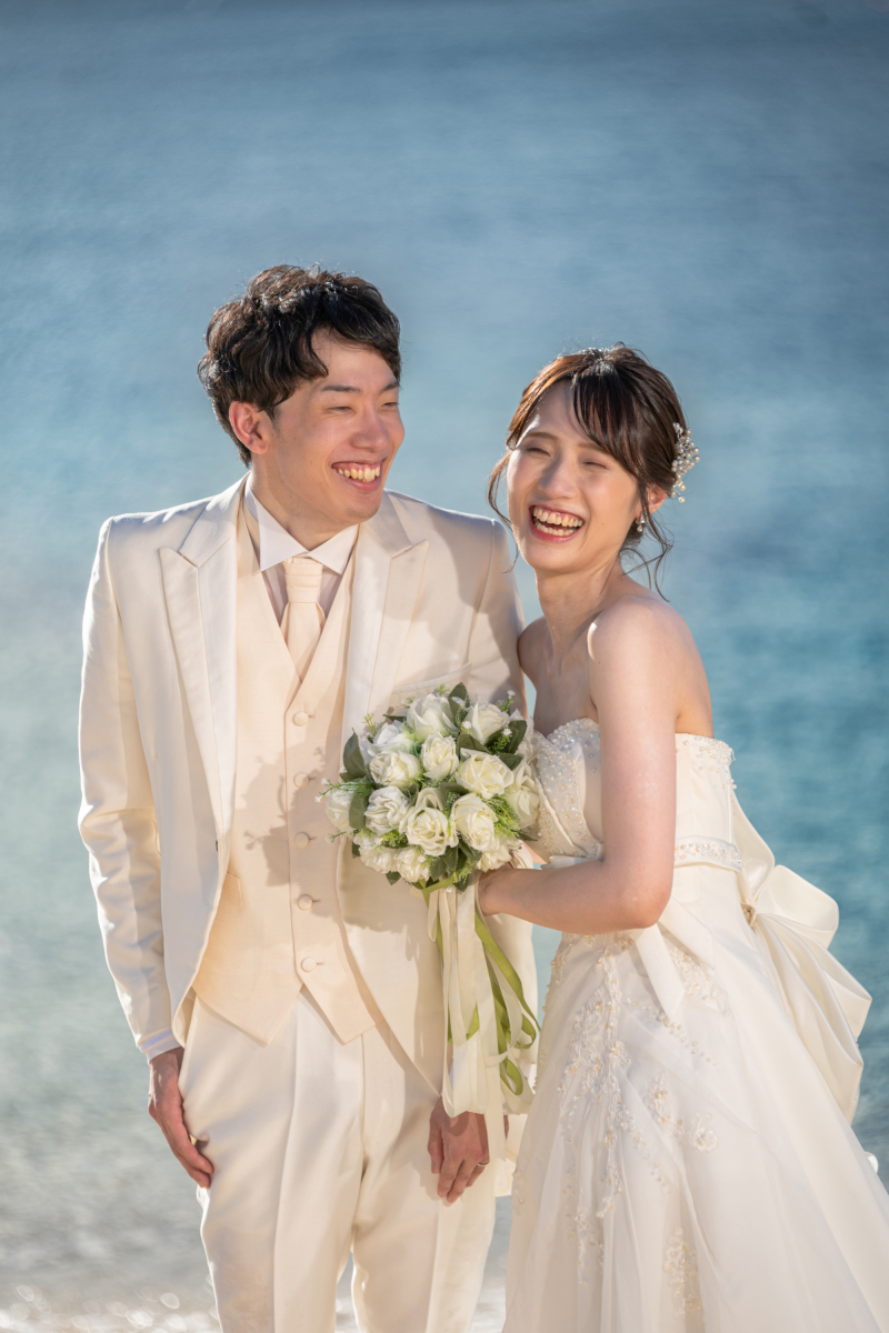 おふたりらしい笑顔