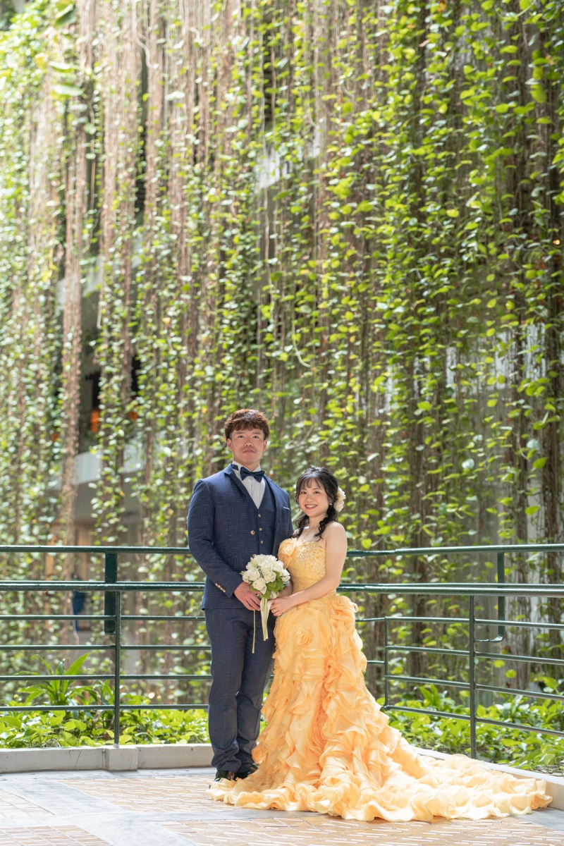 おふたりの衣裳チェンジ